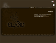 Tablet Screenshot of galanteria-eland.pl